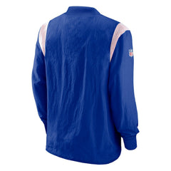 Buffalo Bills Sideline Athletic Stack V-Neck Pullover Windshirt Jacket Royal | Nike for Sale