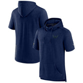 Washington Capitals Fanatics Authentic Pro Road Performance Short Sleeve Pullover Hoodie - Heather Navy - NHL