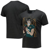 Trevor Lawrence Jacksonville Jaguars Majestic Threads Tri-Blend Player Graphic T-Shirt Black | NFL