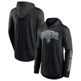 Las Vegas Raiders Front Runner Long Sleeve Hooded T-Shirt Black | Fanatics