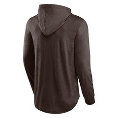 Cleveland Browns Front Runner Long Sleeve Hooded T-Shirt Brown | Fanatics