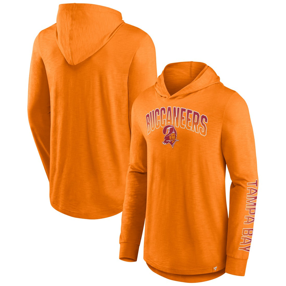 Tampa Bay Buccaneers Front Runner Long Sleeve Hooded T-Shirt Orange | Fanatics