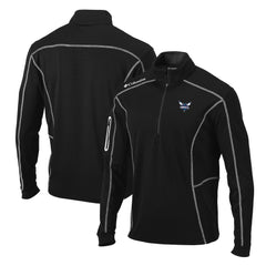 Charlotte Hornets Team Shotgun Quarter-Zip Pullover Jacket Black - NBA
