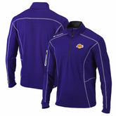 Los Angeles Lakers Shotgun Quarter-Zip Pullover Jacket Purple - NBA