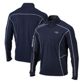 New Orleans Pelicans Team Shotgun Quarter-Zip Pullover Jacket Navy - NBA