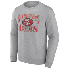 San Francisco 49ers Playability Pullover Sweatshirt Heathered Charcoal | Fanatics