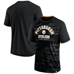 Pittsburgh Steelers Hail Mary Raglan T-Shirt Black | Fanatics