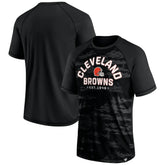 Cleveland Browns Blackout Hail Mary Raglan T-Shirt | Fanatics