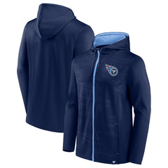 Tennessee Titans Ball Carrier Full-Zip Hoodie Navy/Light Blue | Fanatics