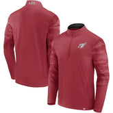 Arizona Cardinals Ringer Quarter-Zip Jacket Cardinal | Fanatics