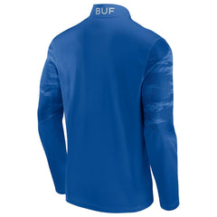 Buffalo Bills Ringer Quarter-Zip Jacket Royal/Red | Fanatics