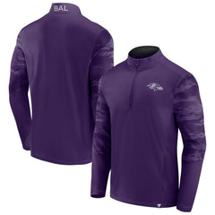 Baltimore Ravens Ringer Quarter-Zip Jacket Purple | Fanatics