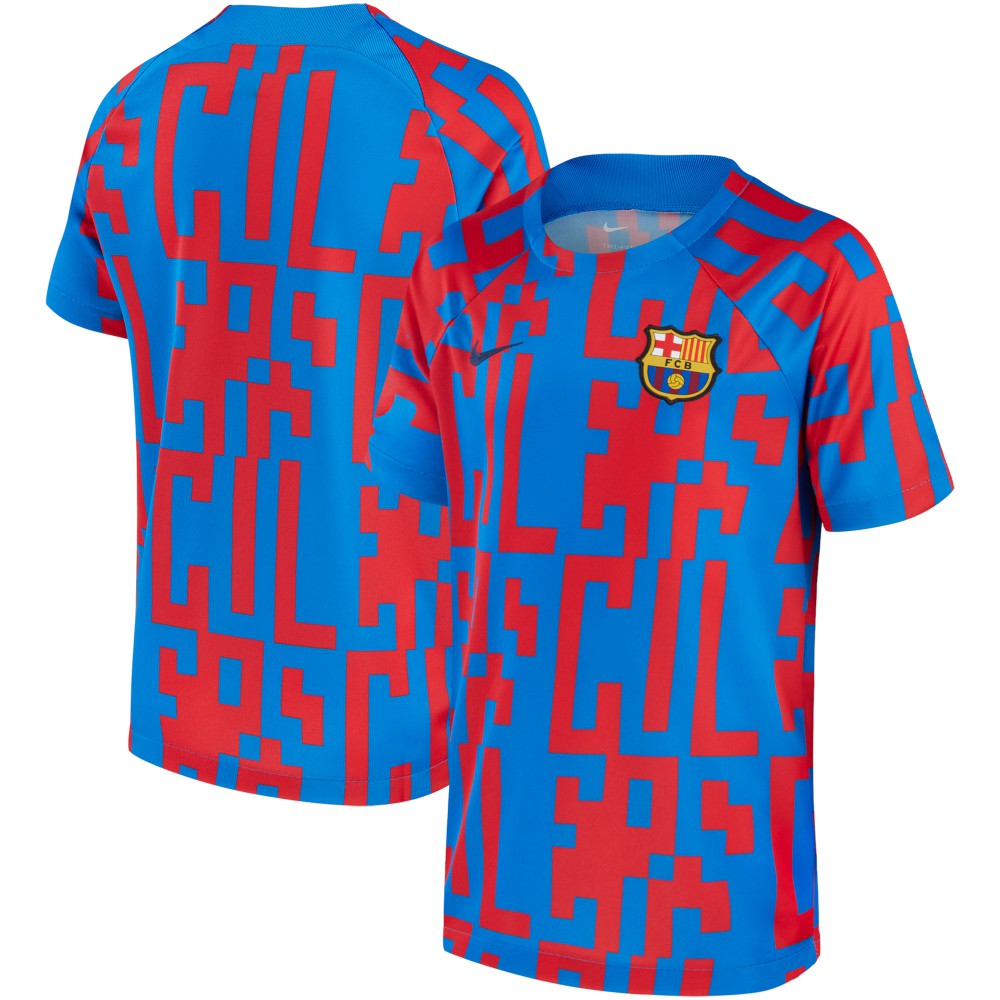 Barcelona 2022/23 Pre-Match Top Blue | Nike