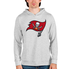 Tampa Bay Buccaneers Antigua Team Absolute Pullover Hoodie Heathered Gray | NFL
