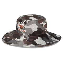 Cleveland Browns New Era 2022 NFL Training Camp Historic Logo Panama Bucket Hat Camo | NFL