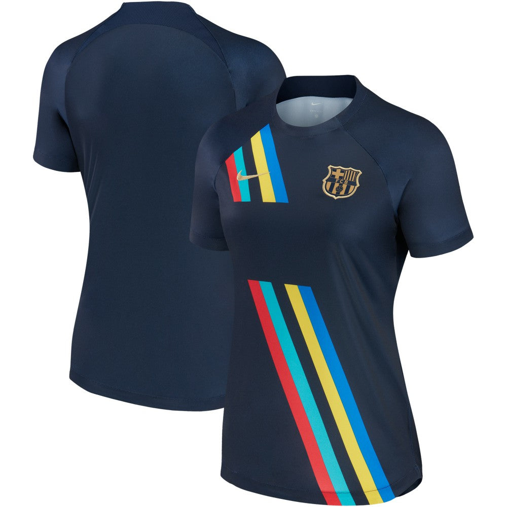 Barcelona Women's 2022/23 Pre-Match AWAY Performance Top Navy | Nike Sale