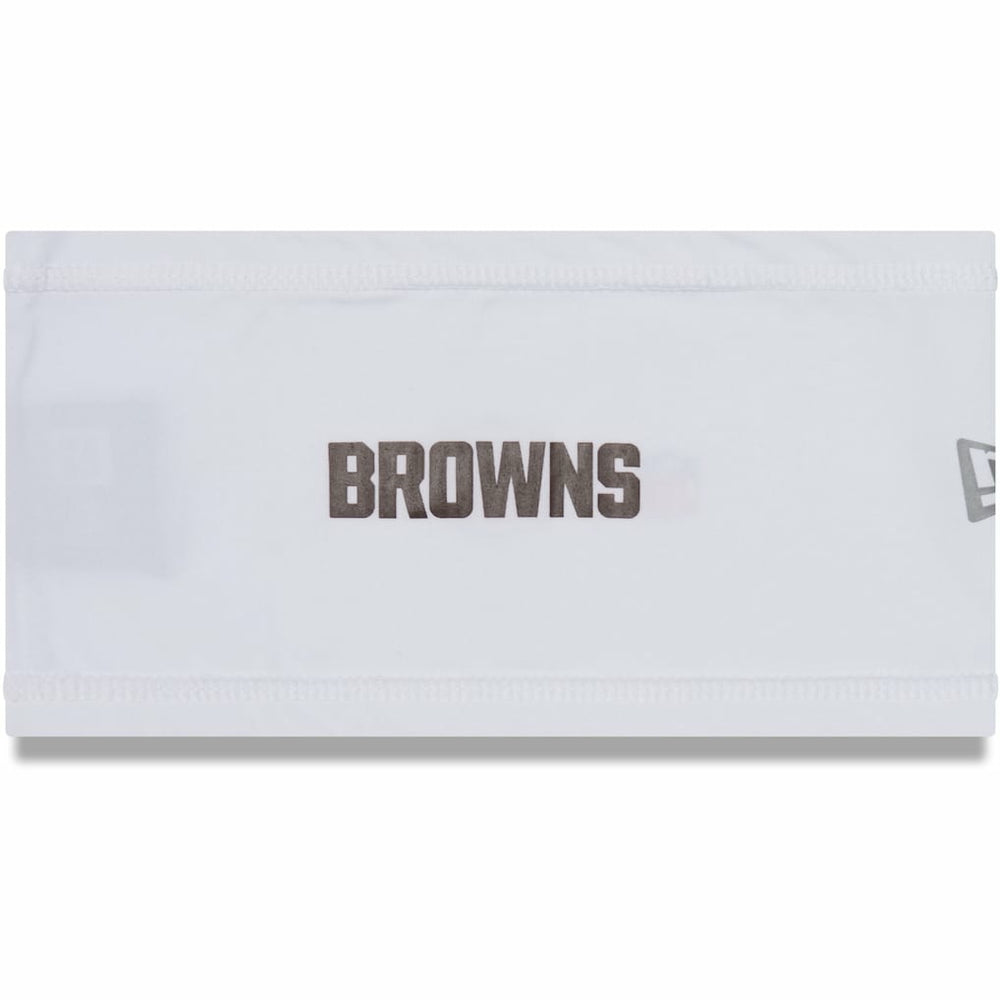 Cleveland Browns New Era Training Camp COOLERA Headband White | NFL