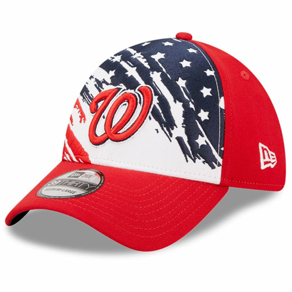 Washington Nationals New Era 2022 4th of July 39THIRTY Flex Hat - MLB