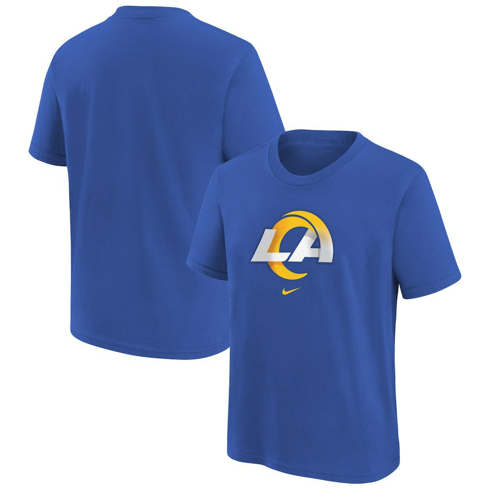 Los Angeles Rams Preschool Team Wordmark T-Shirt Royal | Nike for Sale