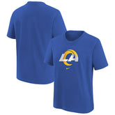Los Angeles Rams Preschool Team Wordmark T-Shirt Royal | Nike for Sale