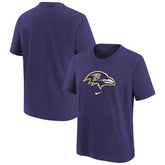 Baltimore Ravens Preschool Team Wordmark T-Shirt Purple | Nike for Sale