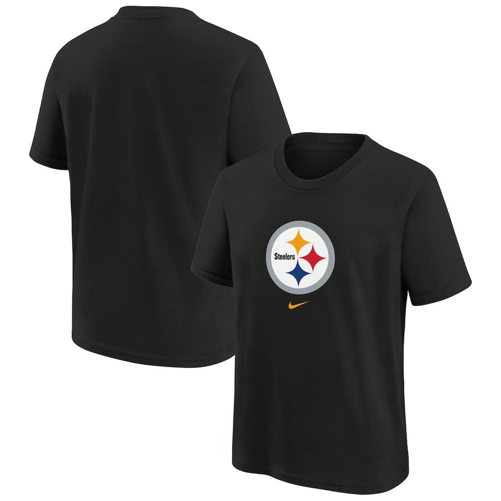 Pittsburgh Steelers Preschool Team Wordmark T-Shirt Black | Nike for Sale
