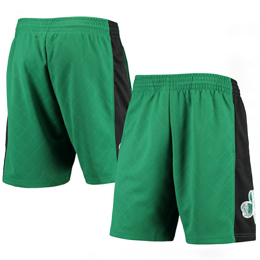 Boston Celtics 2007 Hardwood Classics 75th Anniversary Swingman Shorts Kelly Green - NBA