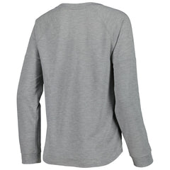 Tampa Bay Buccaneers Juniors All Striped Up Raglan Long Sleeve T-Shirt Heathered Gray | NFL