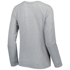 Washington Commanders Juniors All Striped Up Raglan Long Sleeve T-Shirt Heathered Gray | NFL