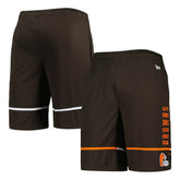 Cleveland Browns New Era Combine Authentic Rusher Training Shorts Brown | NFL