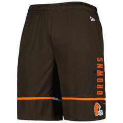 Cleveland Browns New Era Combine Authentic Rusher Training Shorts Brown | NFL