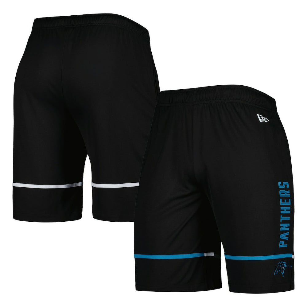 Carolina Panthers New Era Combine Authentic Rusher Training Shorts Black | NFL