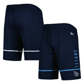 Tennessee Titans New Era Combine Authentic Rusher Training Shorts Navy | NFL