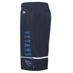 Tennessee Titans New Era Combine Authentic Rusher Training Shorts Navy | NFL