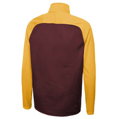 Washington Commanders New Era Combine Authentic O-Line Raglan Half-Zip Jacket Burgundy | NFL
