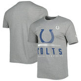Indianapolis Colts New Era Combine Authentic Red Zone T-Shirt Heathered Gray | NFL