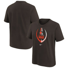 Cleveland Browns Girls Preschool Icon T-Shirt Brown | Nike for Sale