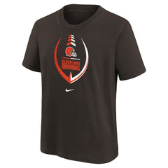 Cleveland Browns Girls Preschool Icon T-Shirt Brown | Nike for Sale