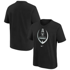 Las Vegas Raiders Girls Preschool Icon T-Shirt Black | Nike for Sale