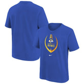 Los Angeles Rams Girls Preschool Icon T-Shirt Royal | Nike for Sale