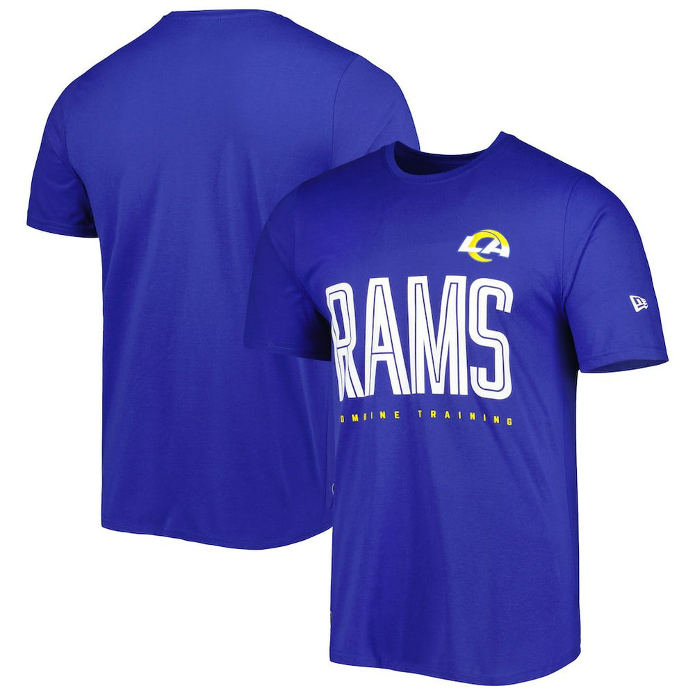Los Angeles Rams New Era Combine Authentic Training Huddle Up T-Shirt Royal | NFL