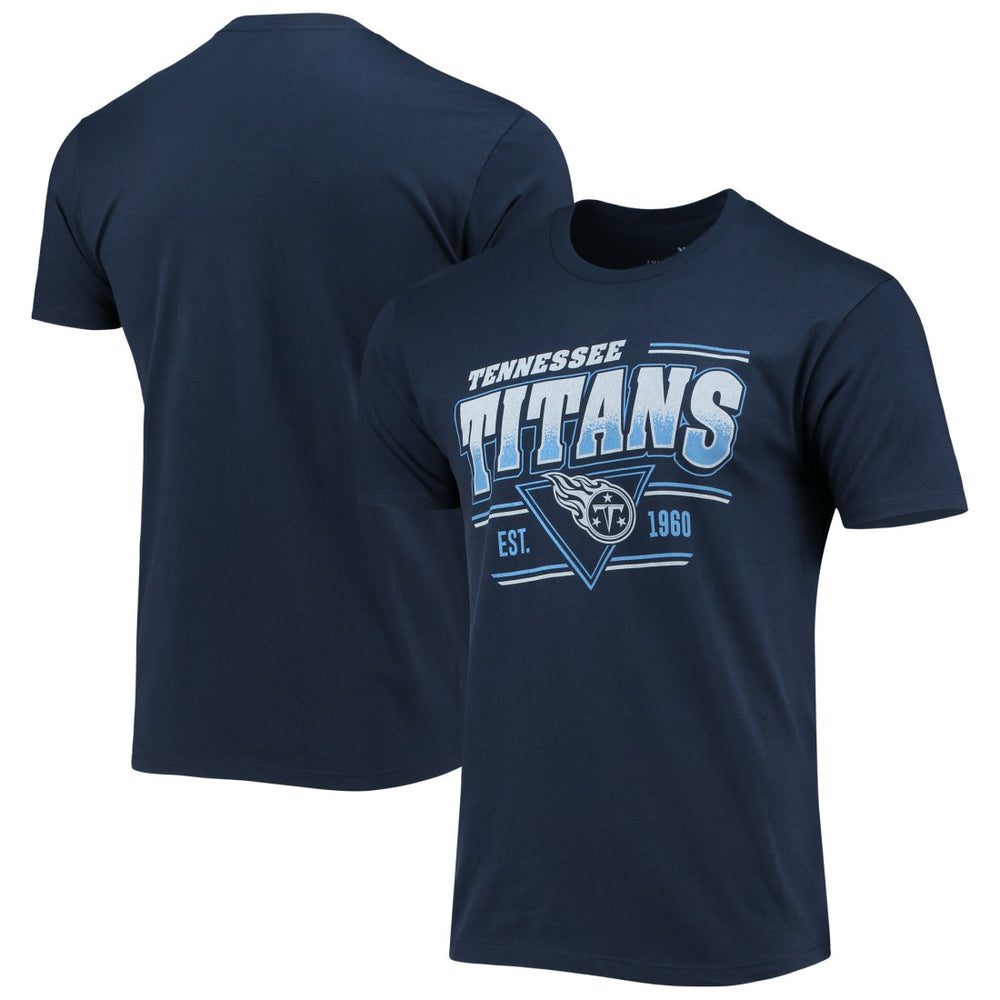 Tennessee Titans Junk Food Throwback T-Shirt Navy | NFL