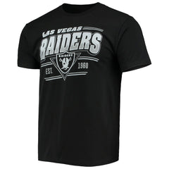 Las Vegas Raiders Junk Food Throwback T-Shirt Black | NFL