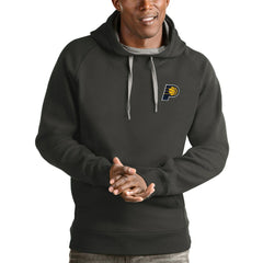 Indiana Pacers Antigua Victory Pullover Hoodie Charcoal - NBA