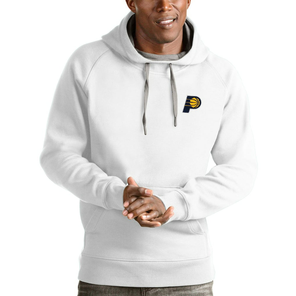 Indiana Pacers Antigua Victory Pullover Hoodie White - NBA