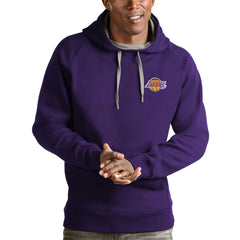 Los Angeles Lakers Antigua Victory Pullover Hoodie Purple - NBA