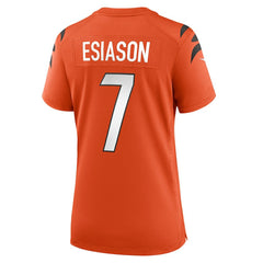 Boomer Esiason Cincinnati Bengals Women's Retired Game Jersey Orange | Nike for Sale