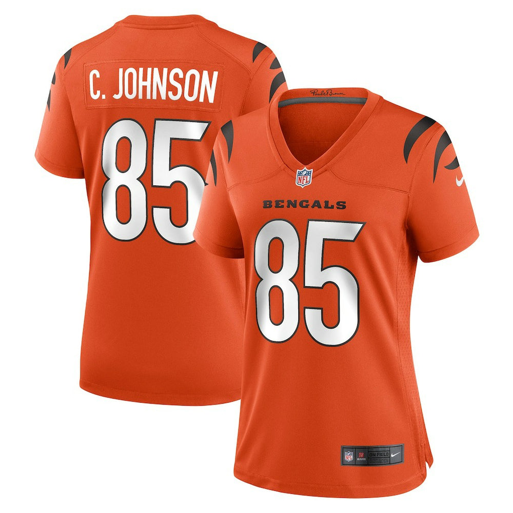 Chad Johnson Cincinnati Bengals Women's Retired Game Jersey Orange | Nike for Sale