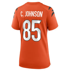 Chad Johnson Cincinnati Bengals Women's Retired Game Jersey Orange | Nike for Sale
