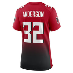 Jamal Anderson Atlanta Falcons Women's Retired Game Jersey Red | Nike for Sale